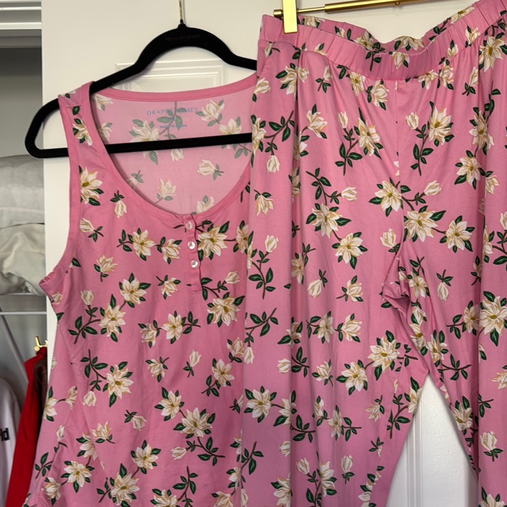 Draper James pink pj set